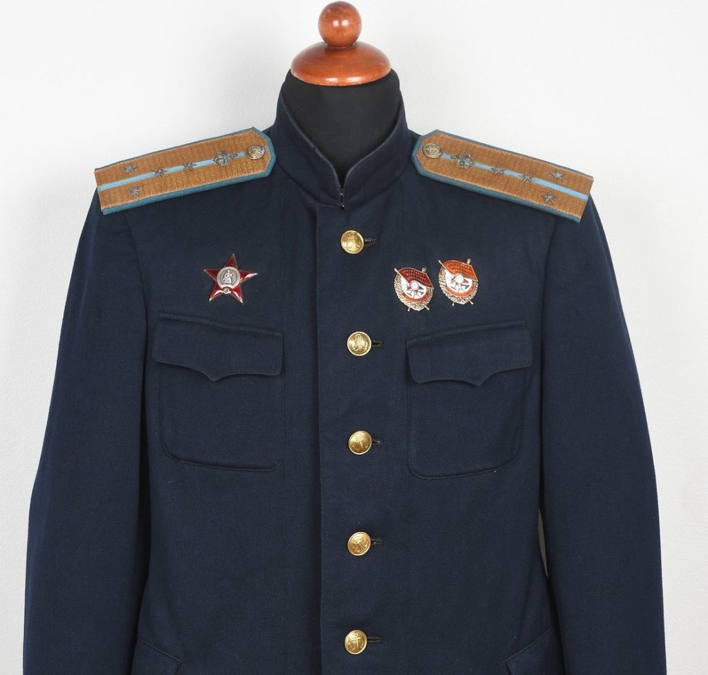 Russian WWII M43 Combat Tunic For a Naval Air Force Captain