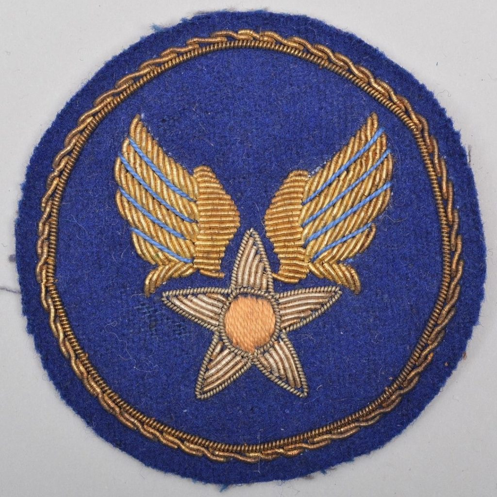 Officers Bullion A.A.F Patch