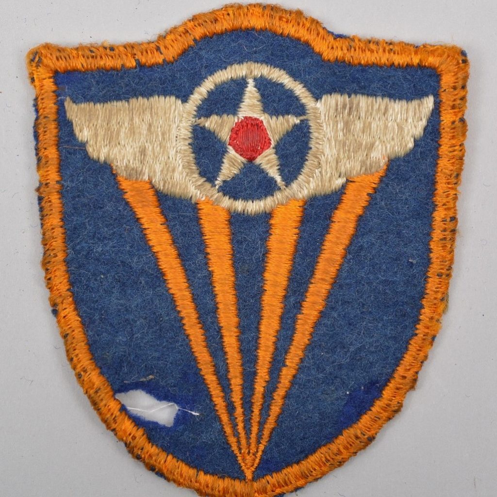 4´th Airforce Cloth patch, removed from a tunic